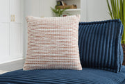 Nashlin White/Rust Pillow (Set of 4) - A1001038