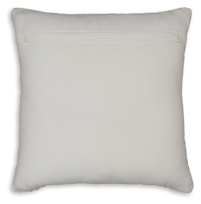 Nashlin White/Rust Pillow (Set of 4) - A1001038