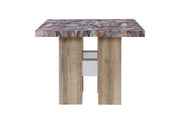 D04bt Lava/Natural+ 4 D8685 Bar Stool Beige - D04BT-LAVA/NAT-D8685BS