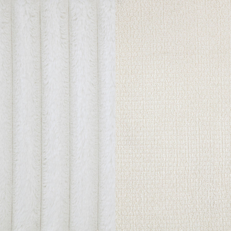 Natasha 65-inch Upholstered Eastern King Wingback Bed Cream - 306051KE