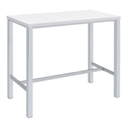 Natividad 5-piece Pub Height Bar Table Set White High Gloss - 182525