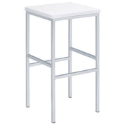 Natividad 5-piece Pub Height Bar Table Set White High Gloss - 182525