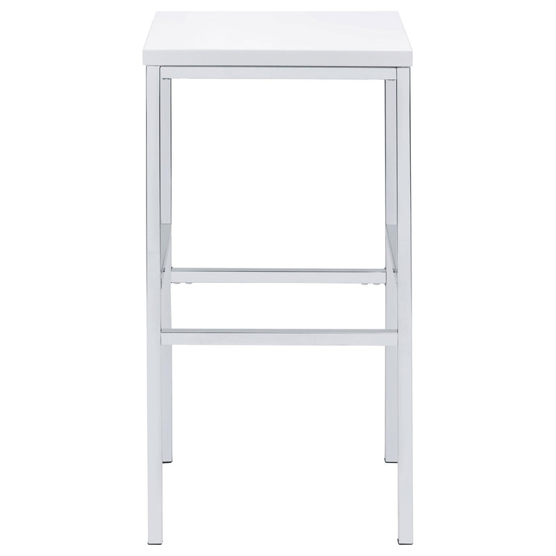 Natividad 5-piece Pub Height Bar Table Set White High Gloss - 182525