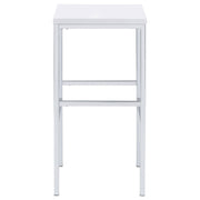 Natividad 5-piece Pub Height Bar Table Set White High Gloss - 182525