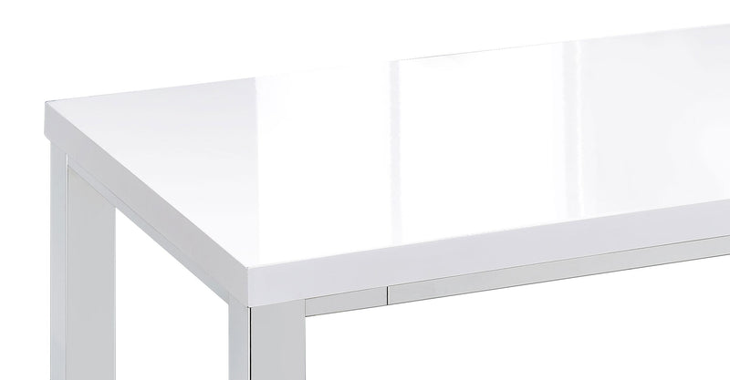 Natividad 5-piece Pub Height Bar Table Set White High Gloss - 182525