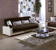 Natural 3 Seat Sleeper (Colins Brown) 1 Piece - Gate FurnitureSleeper Sofa