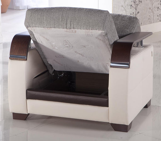 Natural Armchair (Valencia Grey) 2 Pieces - Gate FurnitureLiving Room Chair