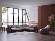 Natural Sectional (Nivus Beige) 4 Pieces - Gate FurnitureSleeper Sectional