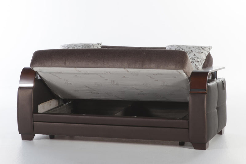 Natural Sleeper (Prestige Brown) Living Room Set - Gate FurnitureLiving Room Set