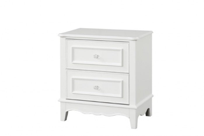 Naucalpan White Nightstand - FM7456WH-N