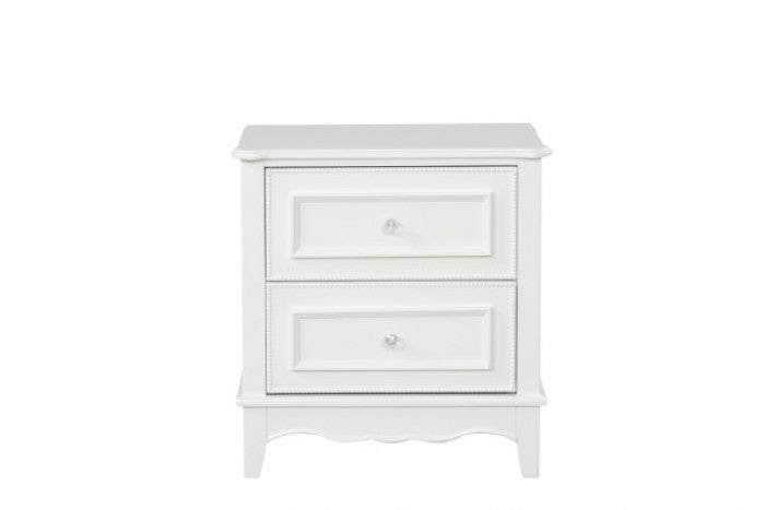 Naucalpan White Nightstand - FM7456WH-N