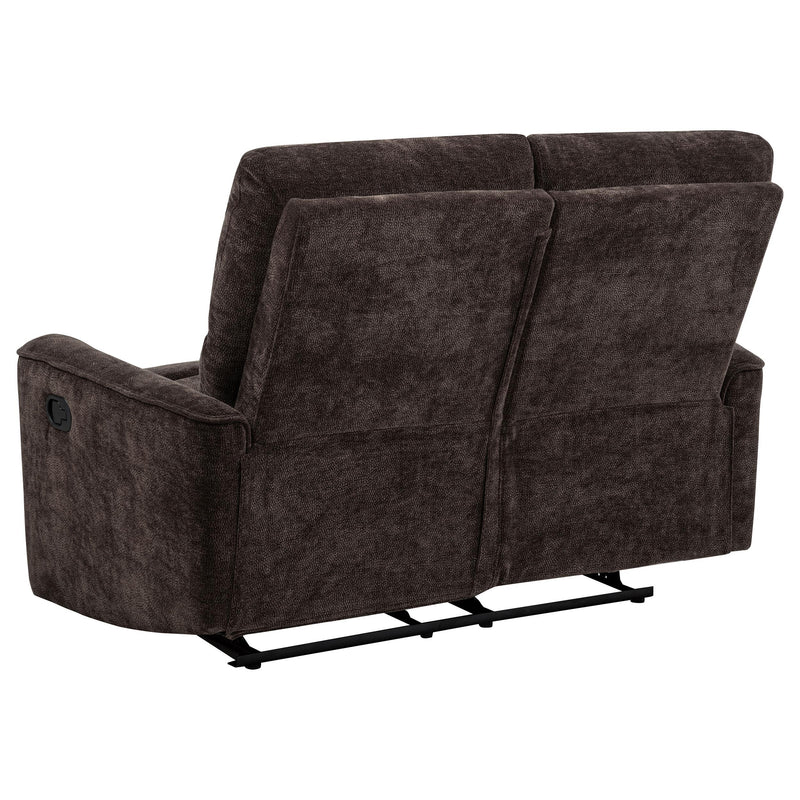 Navarro 2-piece Upholstered Reclining Sofa Set Dark Brown - 609571-S2