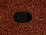 Navarro Chenille Upholstered Reclining Loveseat Burnt Orange - 609575