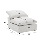 Naveen Modular - Armless Chair - LV55130