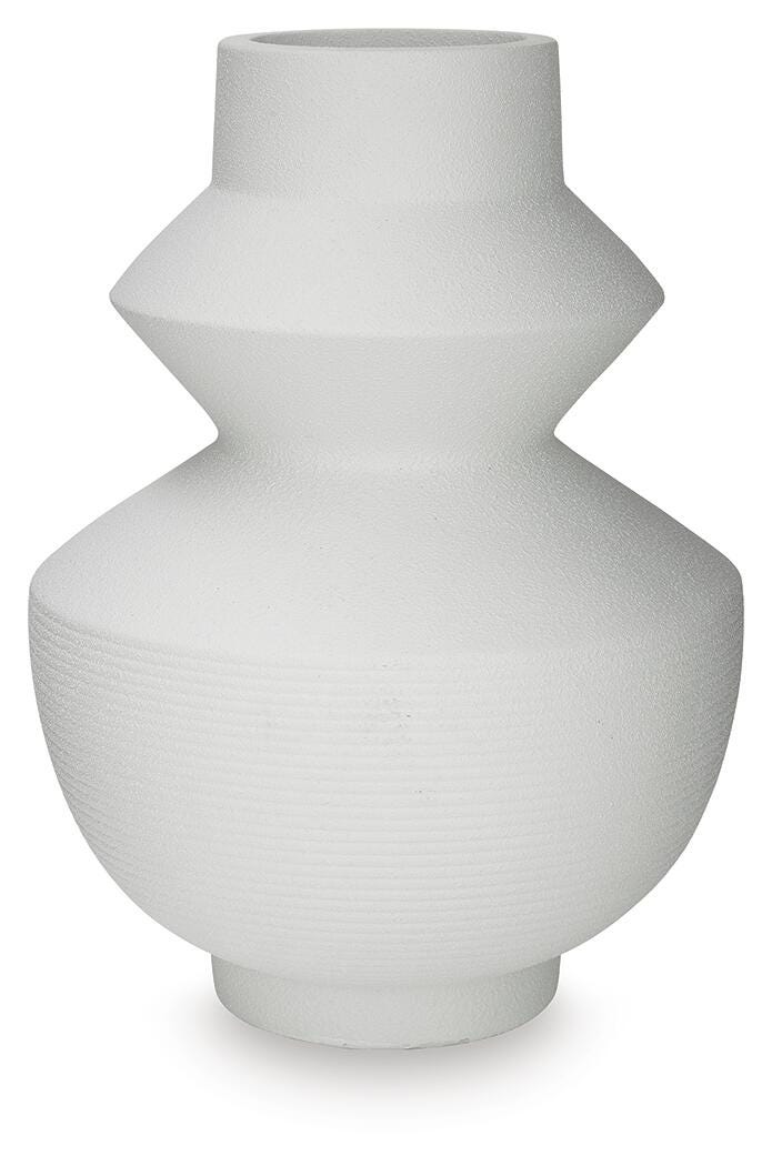 Naveen White Vase - A2000870
