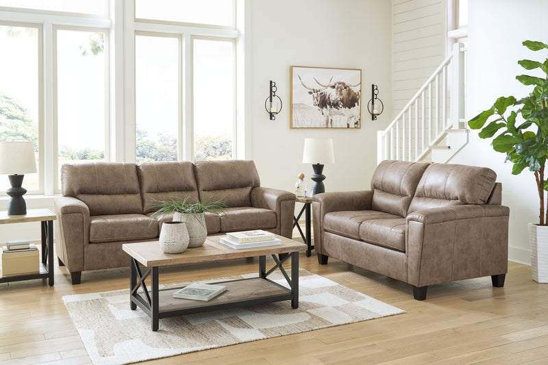 Navi Sofa and Loveseat in Fossil - PKG016504