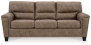 Navi Sofa, Loveseat and Recliner in Fossil - PKG016505