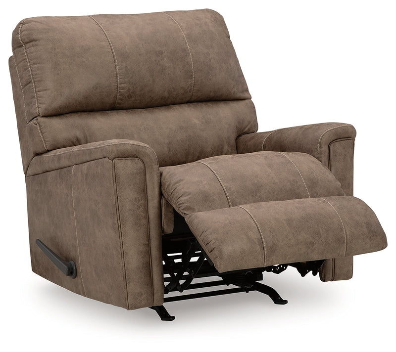Navi Sofa, Loveseat and Recliner in Fossil - PKG016505