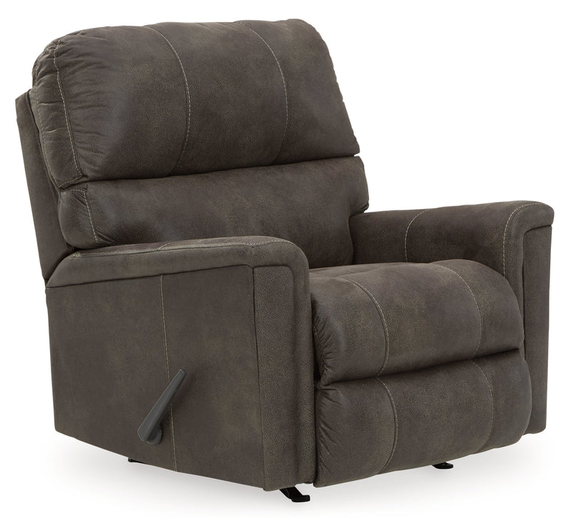 Navi Sofa, Loveseat and Recliner in Smoke - Gate FurnitureLiving Room Set