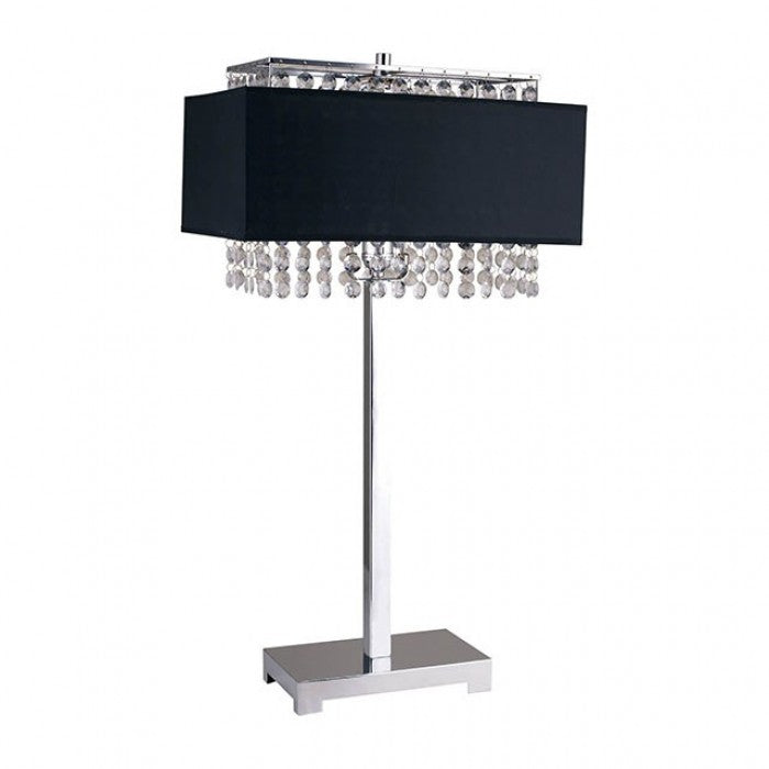 Naya Chrome/Black Table Lamp - L7733BK