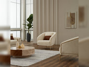 Nebella 3-pieces (Sofa & Loveseat & Chair) Livingroom in Light Grey - Grey - 200-SIM-CALVE16-CALVE18-321