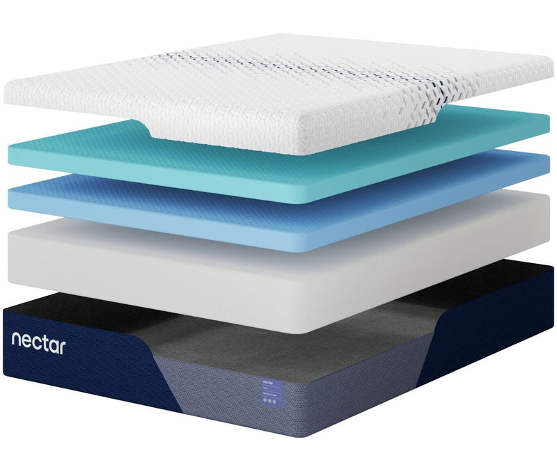 Nectar Luxe Memory Foam White California King Mattress - M12751