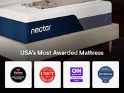 Nectar Luxe Memory Foam White King Mattress - M12741