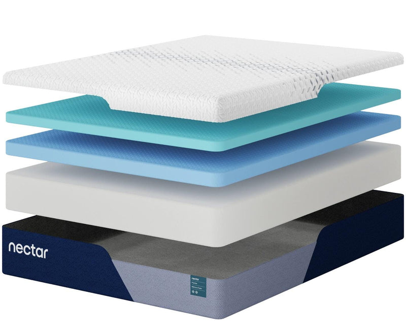 Nectar Premier Memory Foam White Queen Mattress - M12631