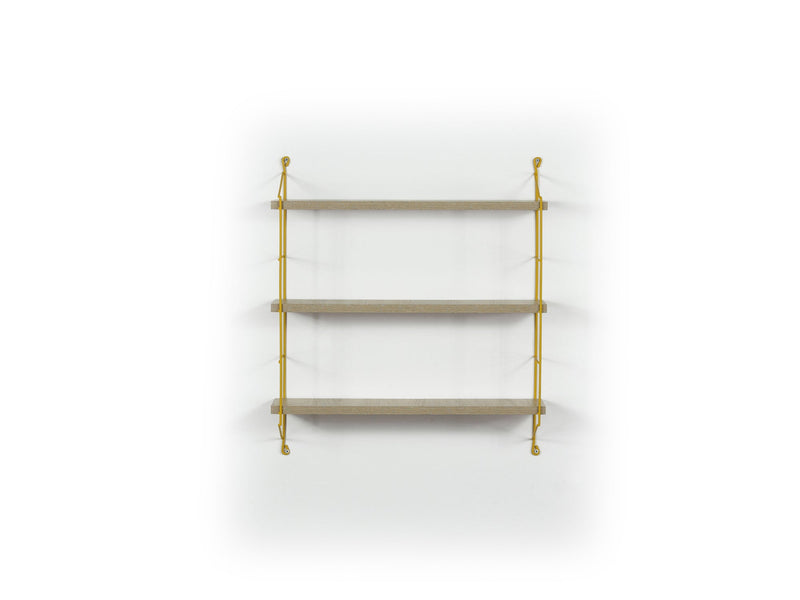 Neelix Triple Shelf in Oak-Yellow - 760-NEE-MT191104