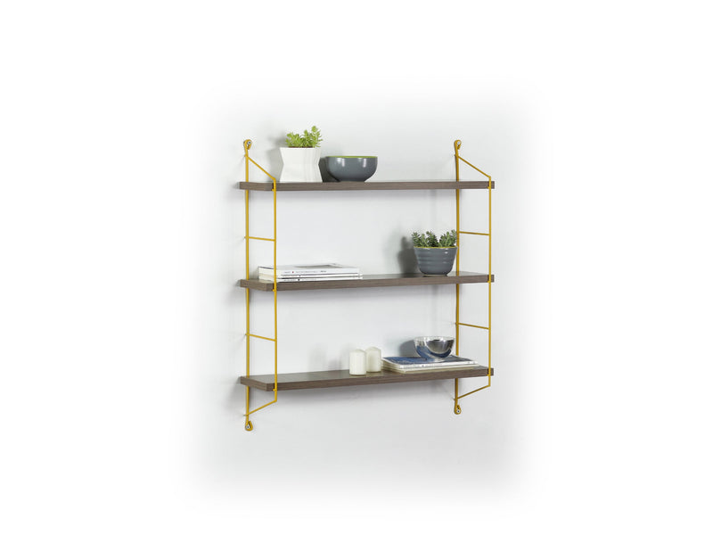 Neelix Triple Shelf in Oak-Yellow - 760-NEE-MT191104