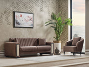 Nefes 3-pieces (Sofa & Loveseat & Chair) Livingroom in Brown - 200-SER-NEF-PINAR21-321