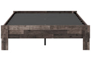Neilsville Multi Gray Full Platform Bed - Gate FurnitureFull Bed