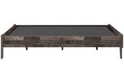 Neilsville Multi Gray Full Platform Bed - Gate FurnitureFull Bed