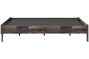 Neilsville Multi Gray Full Platform Bed - Gate FurnitureFull Bed