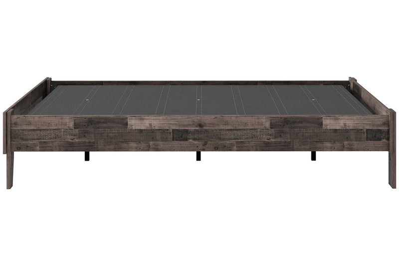 Neilsville Multi Gray Full Platform Bed - Gate FurnitureFull Bed