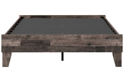 Neilsville Multi Gray Full Platform Bed - Gate FurnitureFull Bed