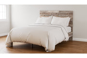 Neilsville Whitewash Full Panel Platform Bed - Gate FurnitureFull Bed