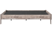 Neilsville Whitewash Full Platform Bed - Gate FurnitureFull Bed