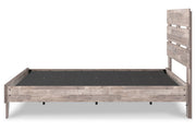 Neilsville Whitewash Queen Panel Platform Bed - Gate FurnitureQueen Bed