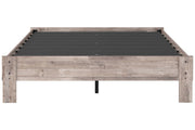 Neilsville Whitewash Queen Platform Bed - Gate FurnitureQueen Bed