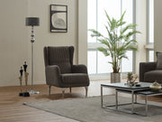 Neo 3-pieces (Sofa & Loveseat & Chair) Livingroom in Dark Grey - 200-SIM-NEO-GIRNE10-321