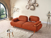 Neo Mustang 4-pieces (2 Sofa & 2 Chair) Livingroom in Cream - Anthracite - 200-ELIF-NEOM-A183-3311