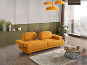 Neo Mustang 4-pieces (2 Sofa & 2 Chair) Livingroom in Cream - Anthracite - 200-ELIF-NEOM-A183-3311