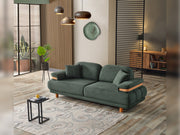 Neo Mustang 4-pieces (2 Sofa & 2 Chair) Livingroom in White - Yellow - 200-ELIF-NEOM-A185-3311