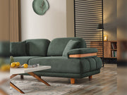 Neo Mustang 4-pieces (2 Sofa & 2 Chair) Livingroom in White - Yellow - 200-ELIF-NEOM-A185-3311
