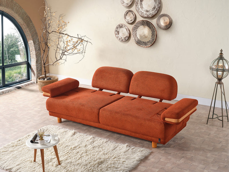 Neo Mustang Convertible Sofa in Green - 200-ELIF-NEOM-A187-3