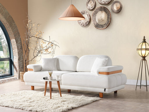 Neo Mustang Convertible Sofa in White - 200-ELIF-NEOM-A184-3