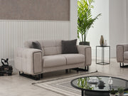 Nero 3-pieces (Sofa & Loveseat & Chair) Livingroom Set Light Grey in Light Grey - 101-NER-GIR02-321