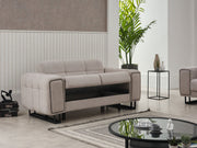 Nero 3-pieces (Sofa & Loveseat & Chair) Livingroom Set Light Grey in Light Grey - 101-NER-GIR02-321