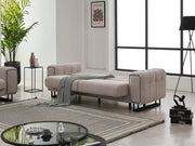 Nero 3-pieces (Sofa & Loveseat & Chair) Livingroom Set Light Grey in Light Grey - 101-NER-GIR02-321